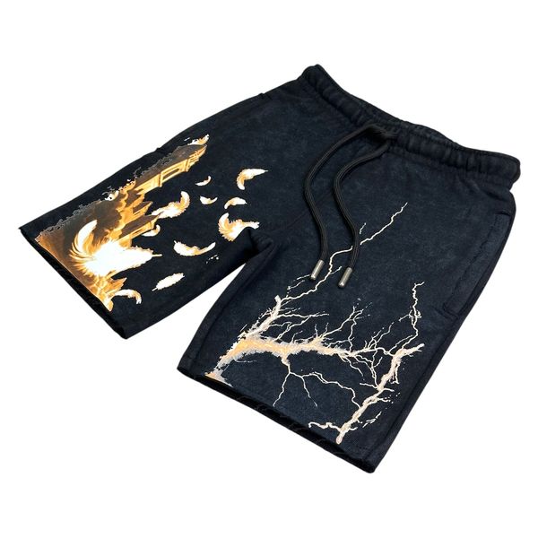 Paradise Washed Kids Cropped Tee and Shorts Set