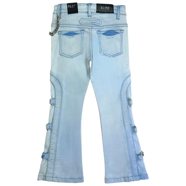 Buckle Premium Kids Stacked Jeans Sky