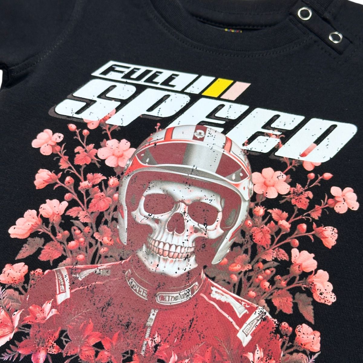 Black Full Speed Rhinestone Premium Infant Boys Tee