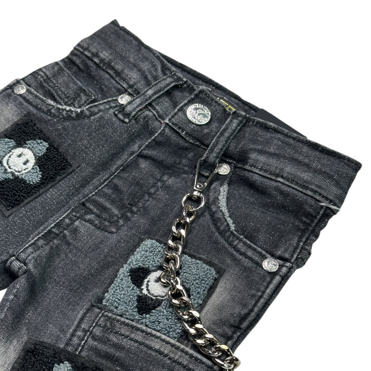 Black Clover Washed Infant Boys Jeans