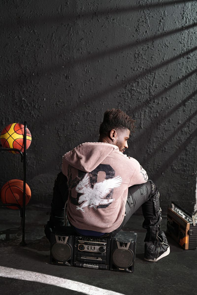 Noble Mocha Rhinestone Premium Mens Hoodie + Pearls Zip Up