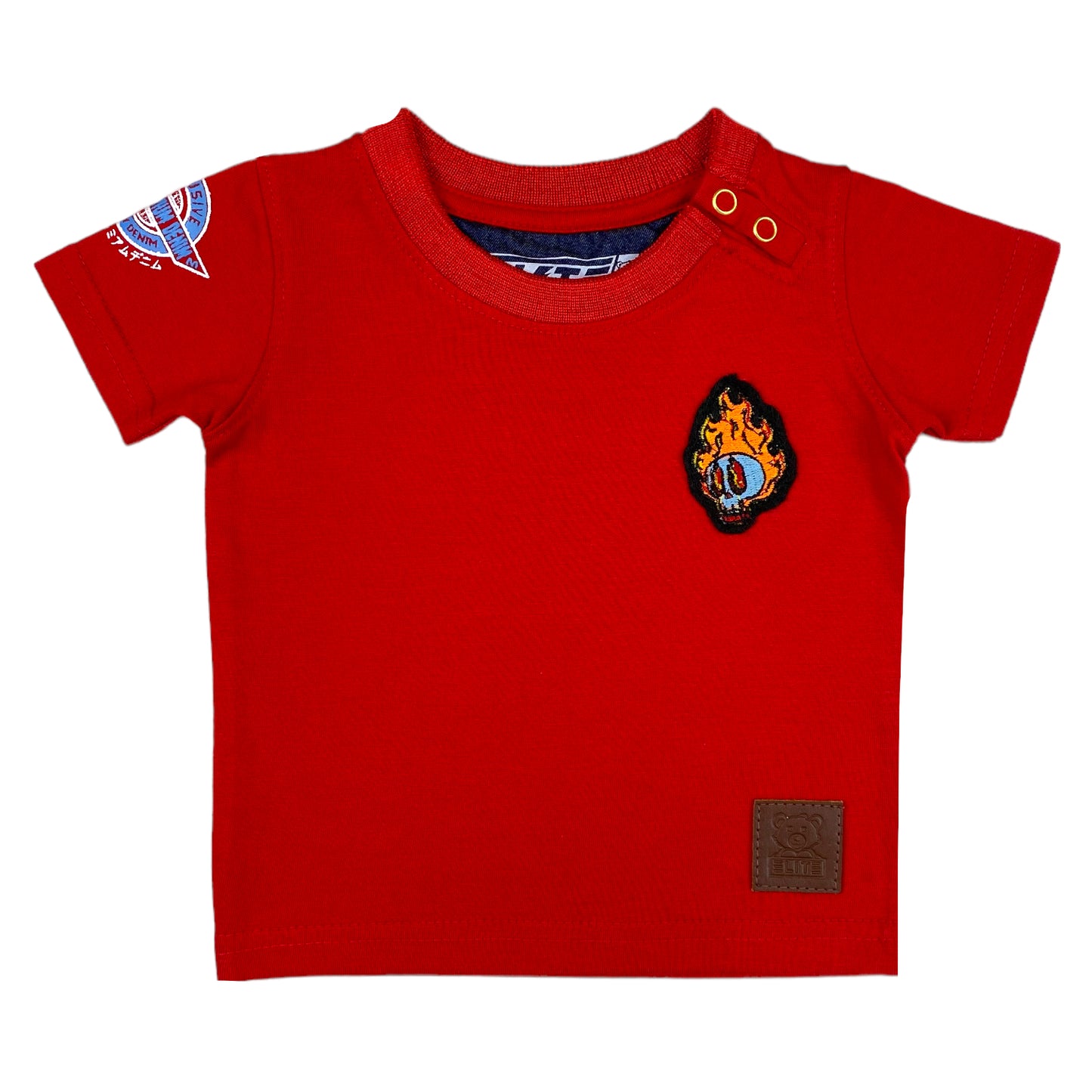 Flame Premium Infant Boys Tee Red