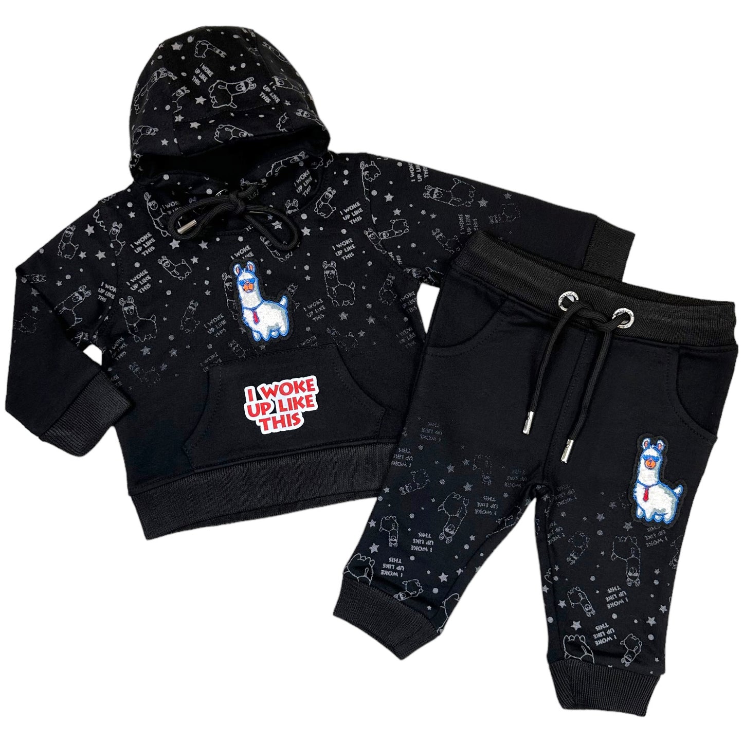 Woke Up Infant Boys Premium Jogger Set