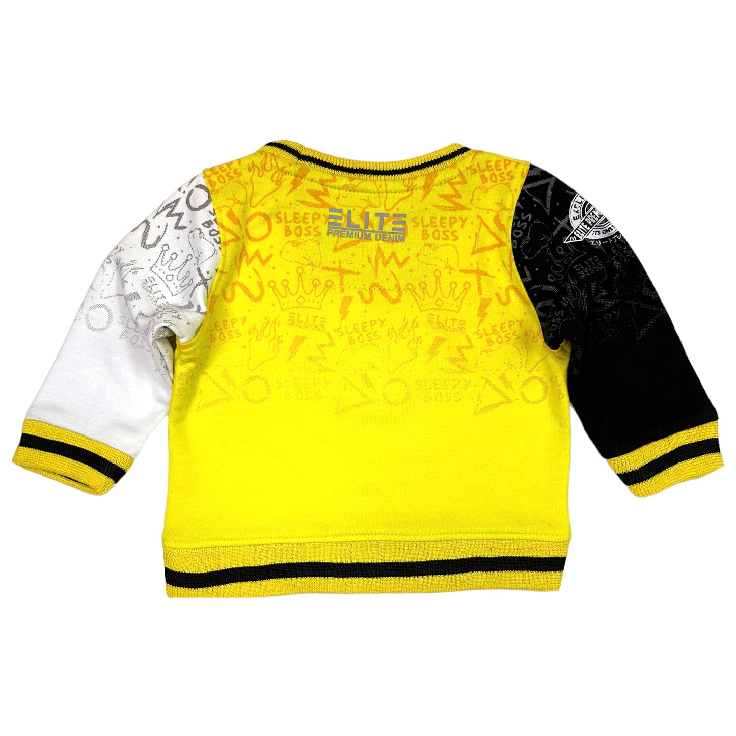 Sleepy Boss Infant Boys Sweatshirt Yellow