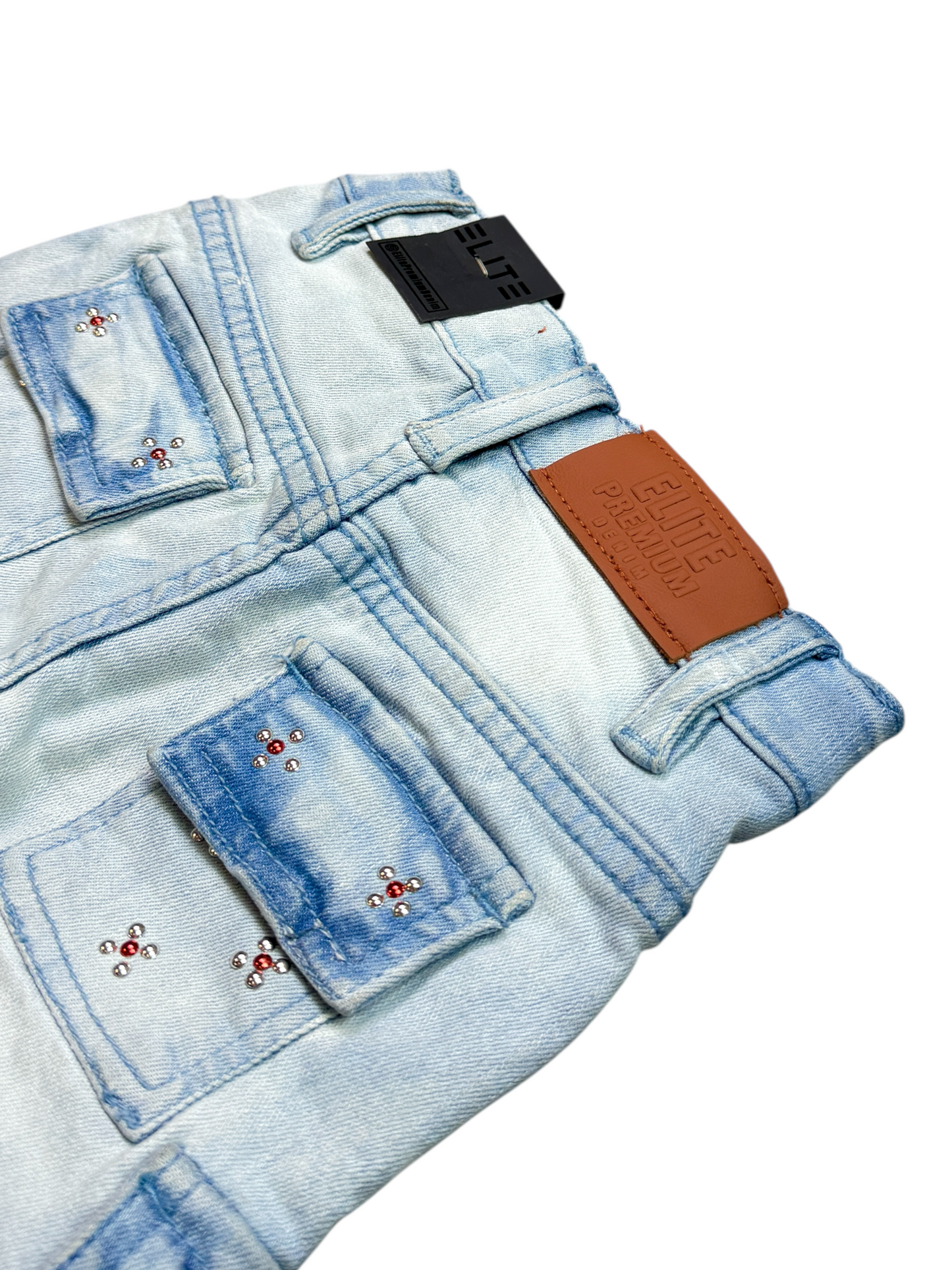 Winners Ice Wash Premium Embellished Infant Boys Shorts