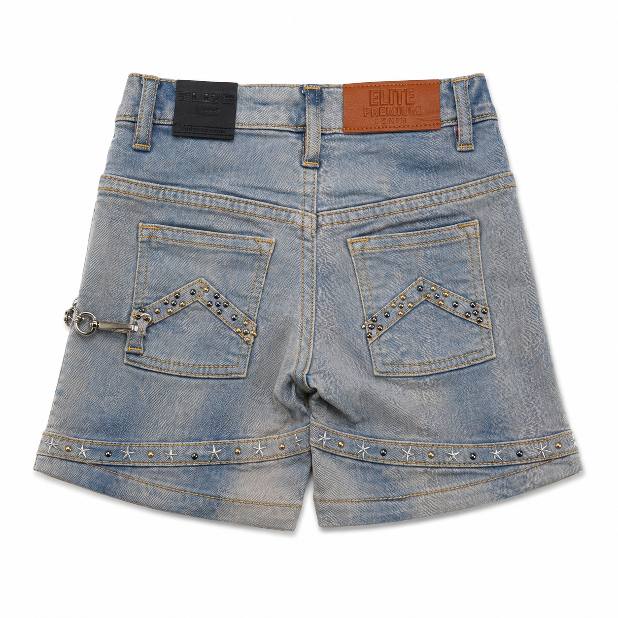 Vintage Studs Premium Embellished Infant Boys Shorts