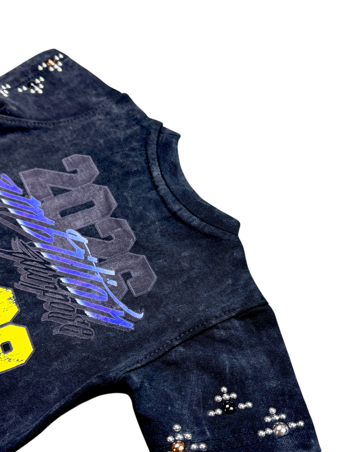 Motor Cross Premium Embellished Infants Tee Black