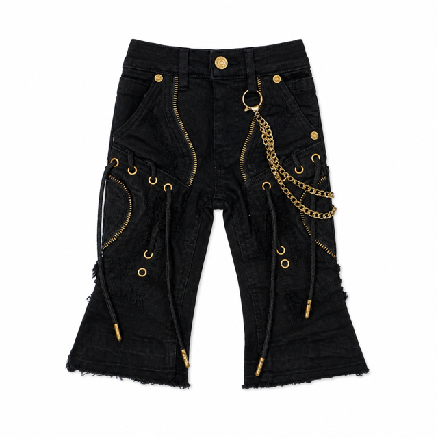 Ninja Rustic Black Infant Boys Jeans