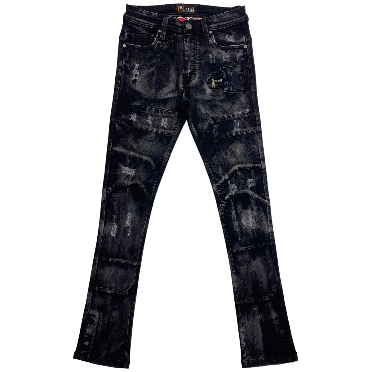 Faded Premium Men's Flare Jeans Premium Designer Clothing