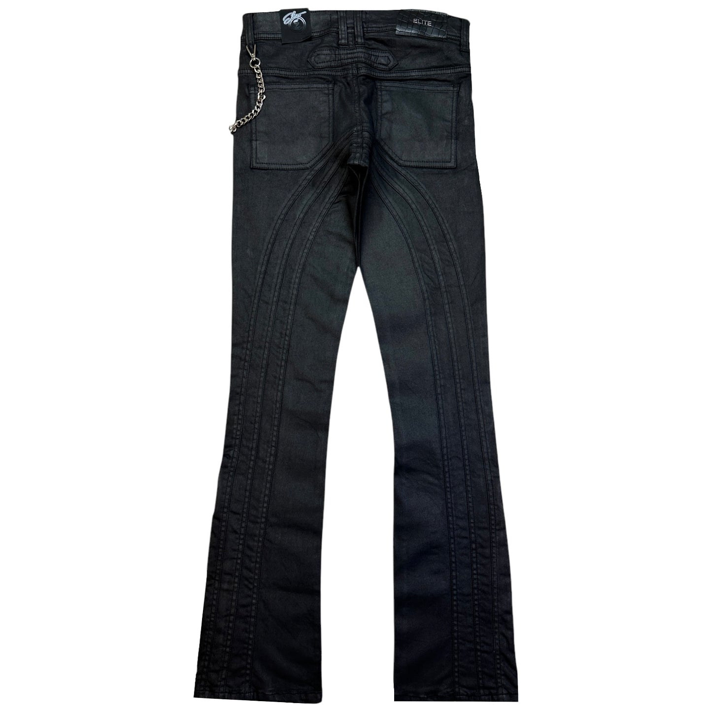 Arch Mens Stacked Premium Jeans WAX+ Cuban Link