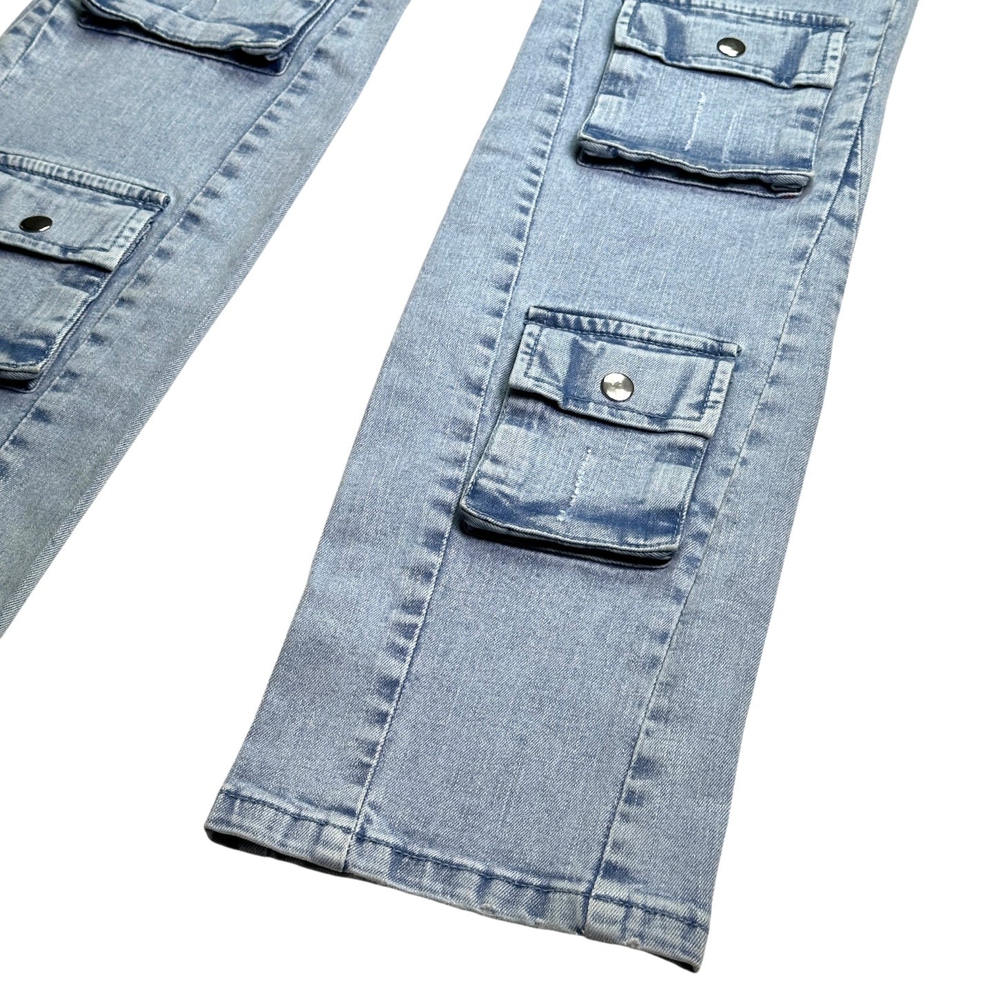 Cargo Premium Mens Stacked Jeans + Cuban Link