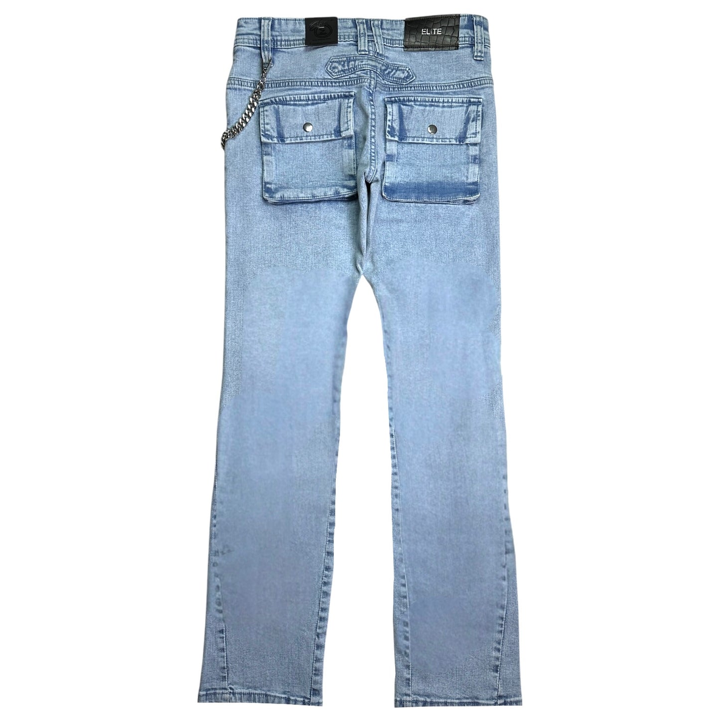 Cargo Premium Mens Stacked Jeans + Cuban Link