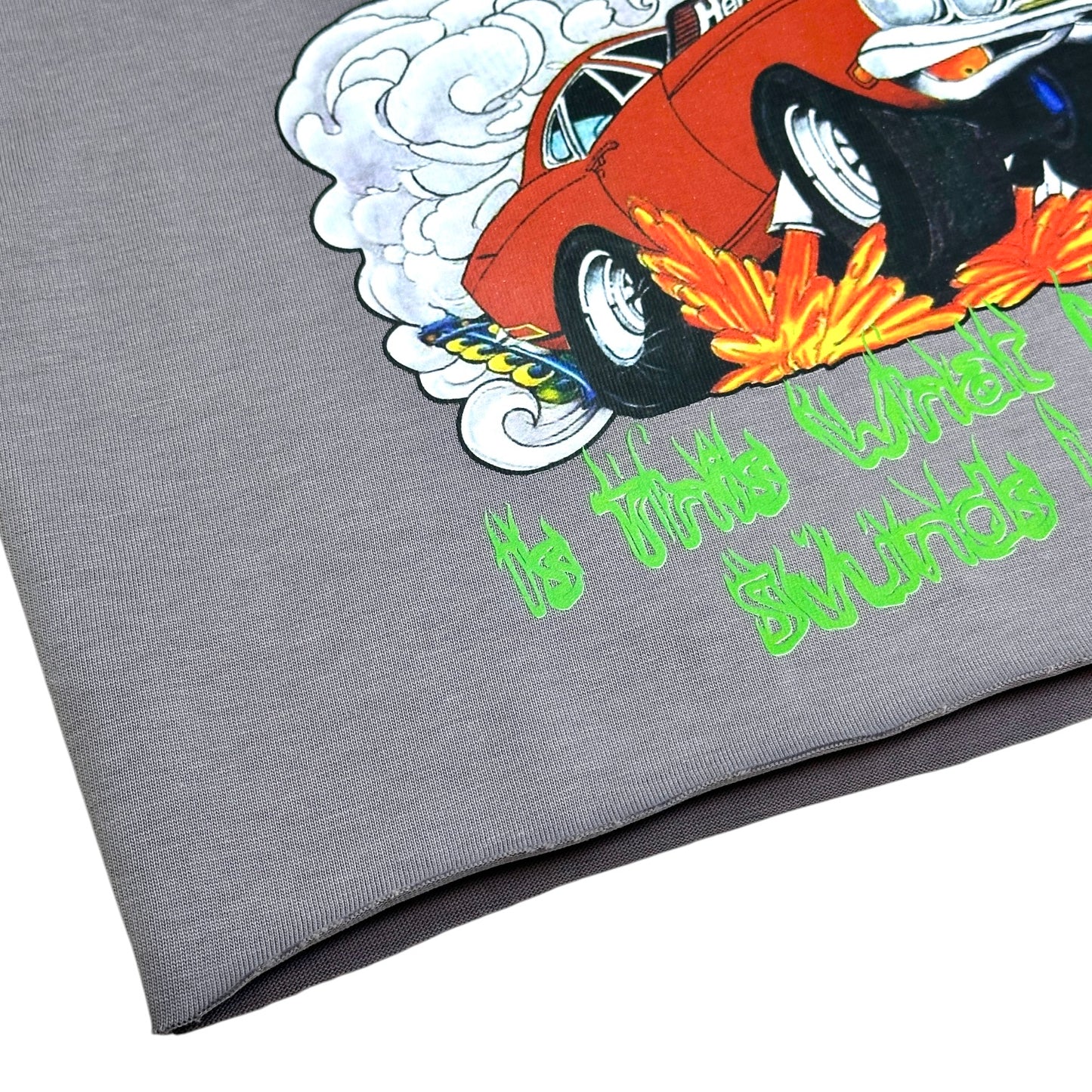 Rock Star Premium Kids Cropped Tee Grey