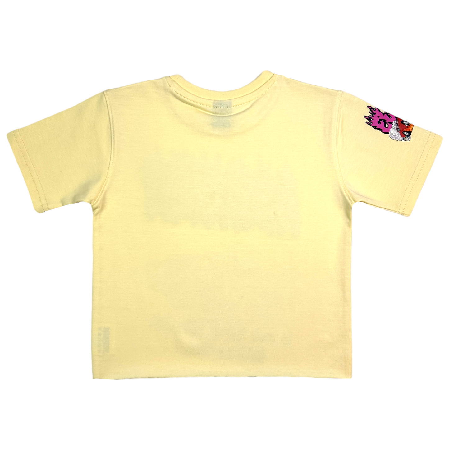 Rock Star Premium Kids Cropped Tee Cream
