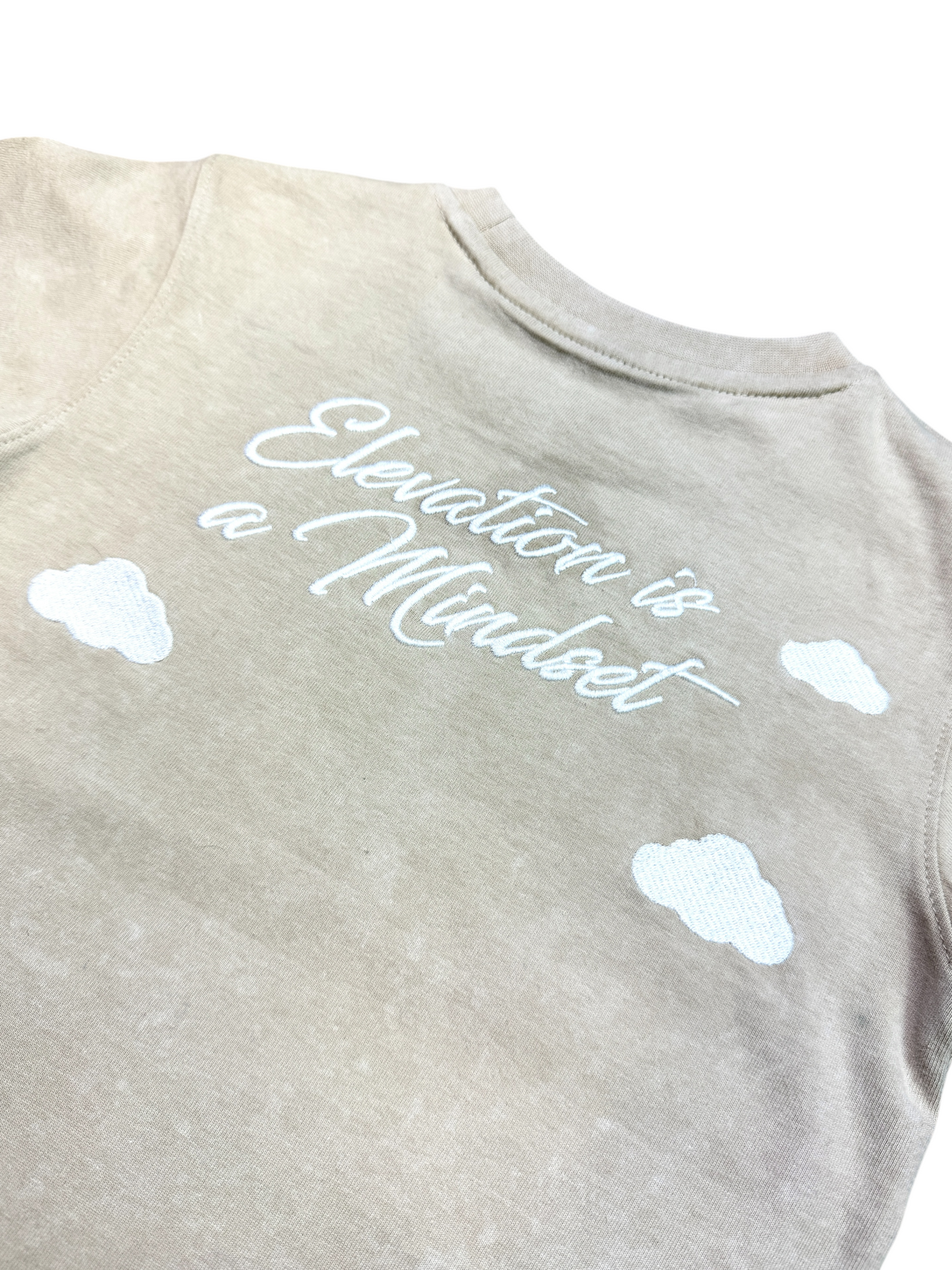 Cream Night Premium Embellished Kids Tee