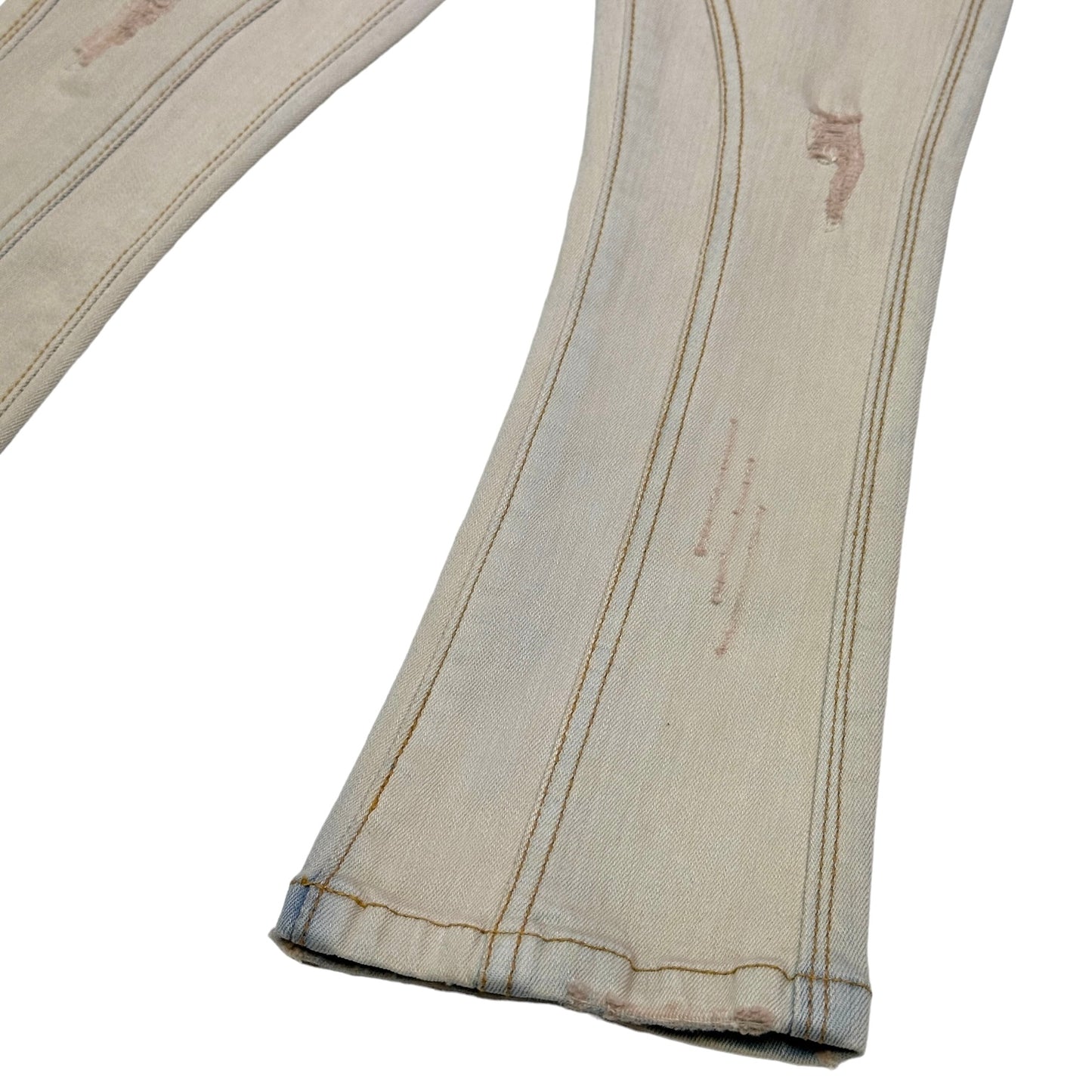 Bright Sand Utility Premium Kids Stack Jeans