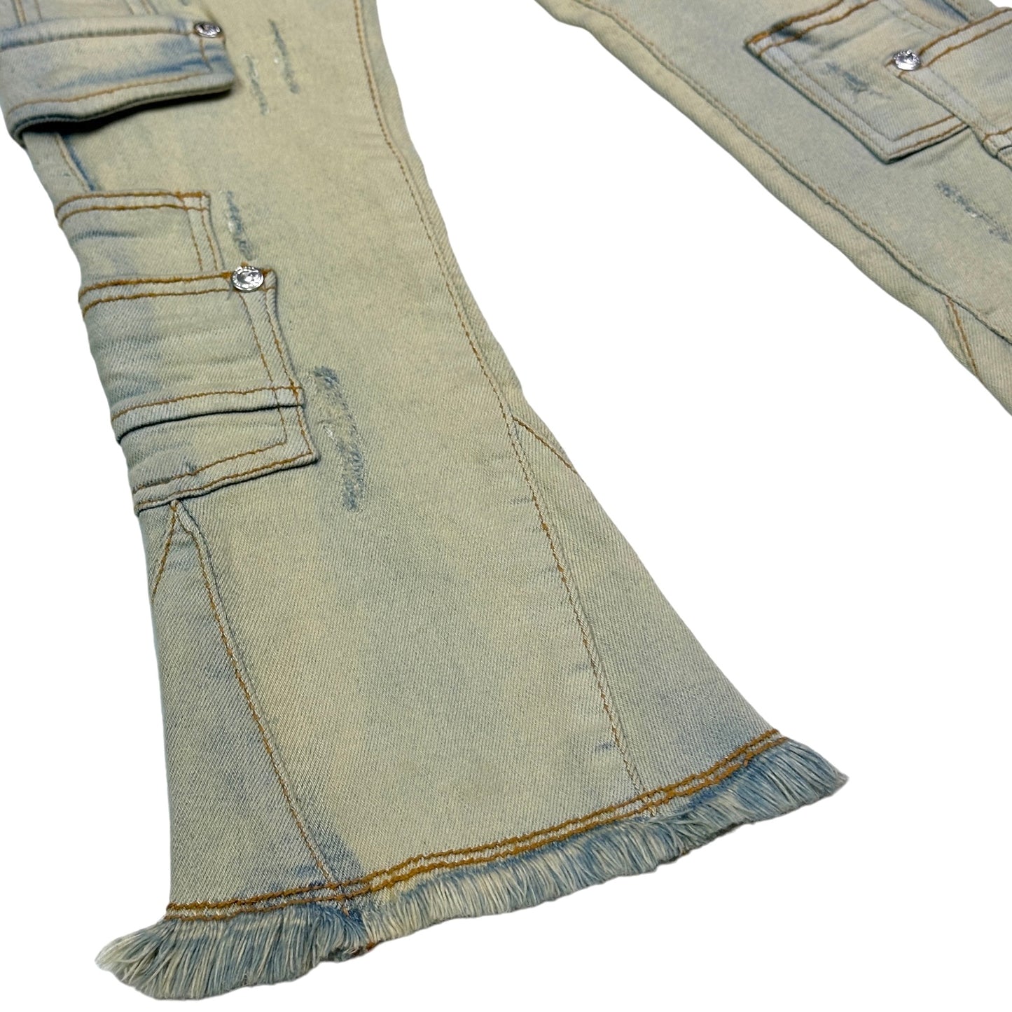 Sand Utility+ Premium Kids Stack Jeans