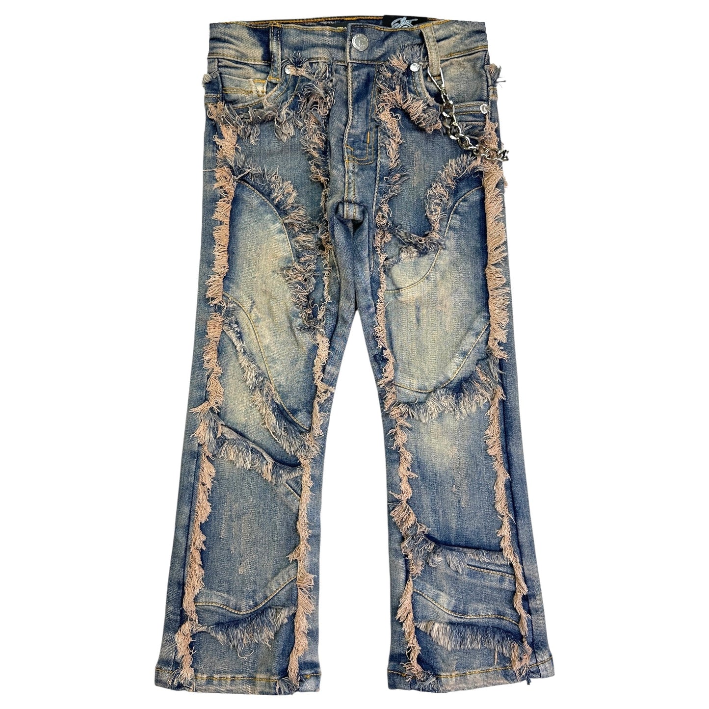 Dysto 2.0 Premium Kids Stacked Jeans Vintage