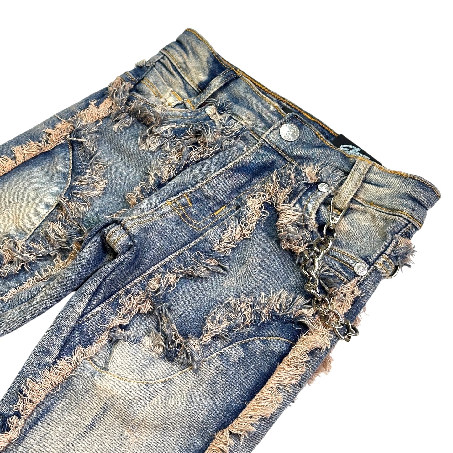 Dysto 2.0 Premium Kids Stacked Jeans Vintage