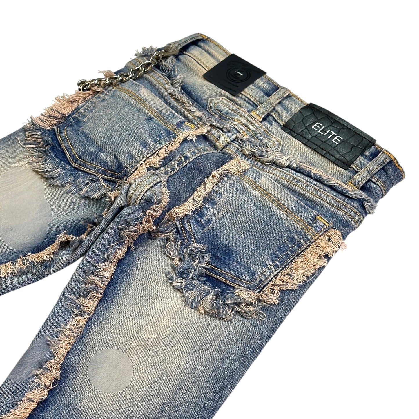 Dysto 2.0 Premium Kids Stacked Jeans Vintage