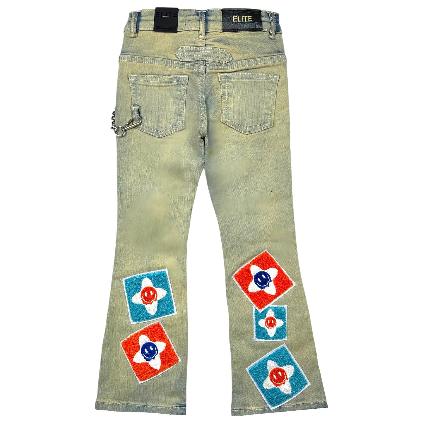 4Clover Premium Kids Stacked Jeans Sand