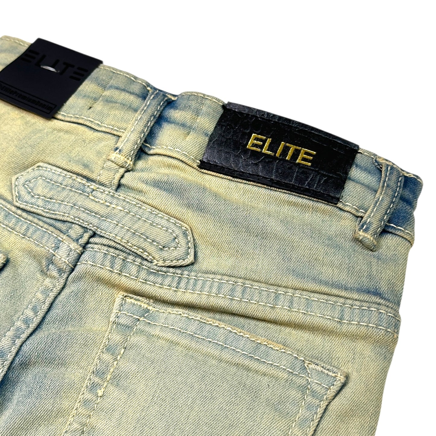 4Clover Premium Kids Stacked Jeans Sand