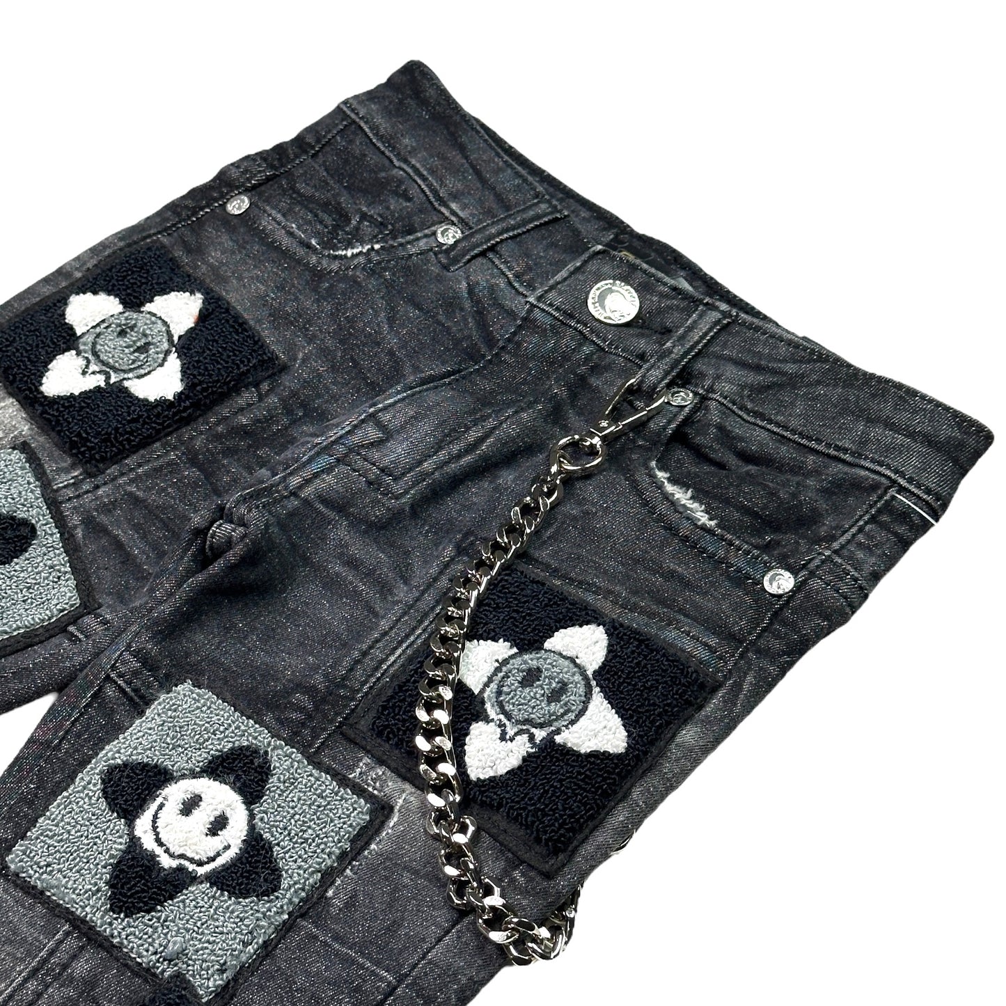 4Clover Premium Kids Stacked Jeans Black