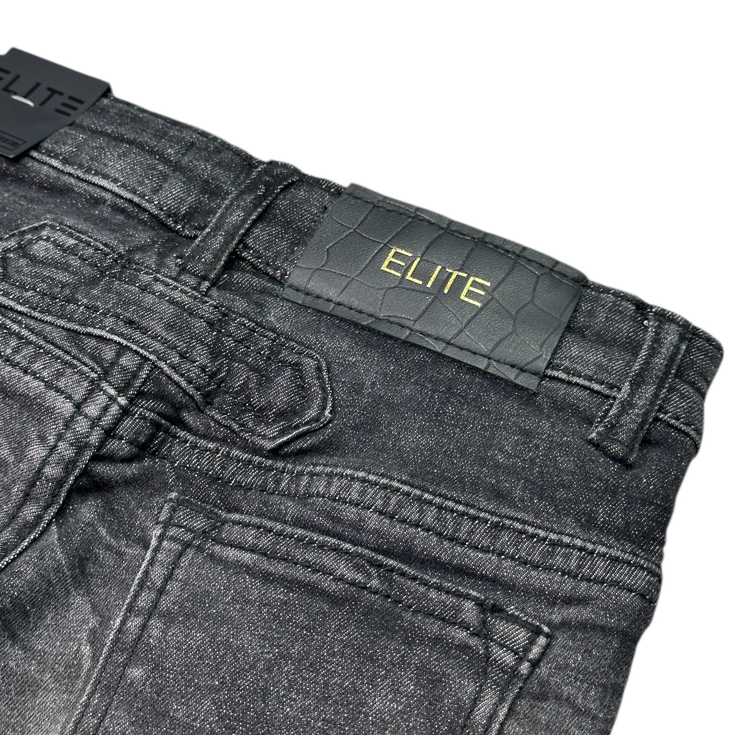 4Clover Premium Kids Stacked Jeans Black