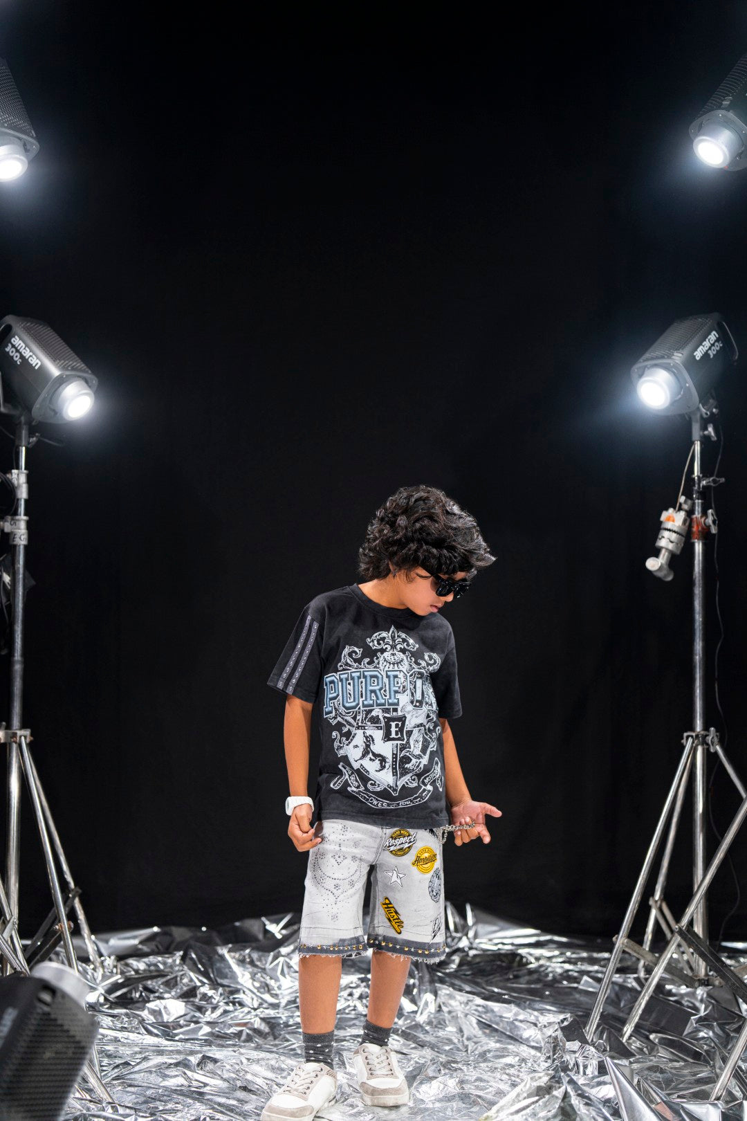 Purpose Black Kids Tee