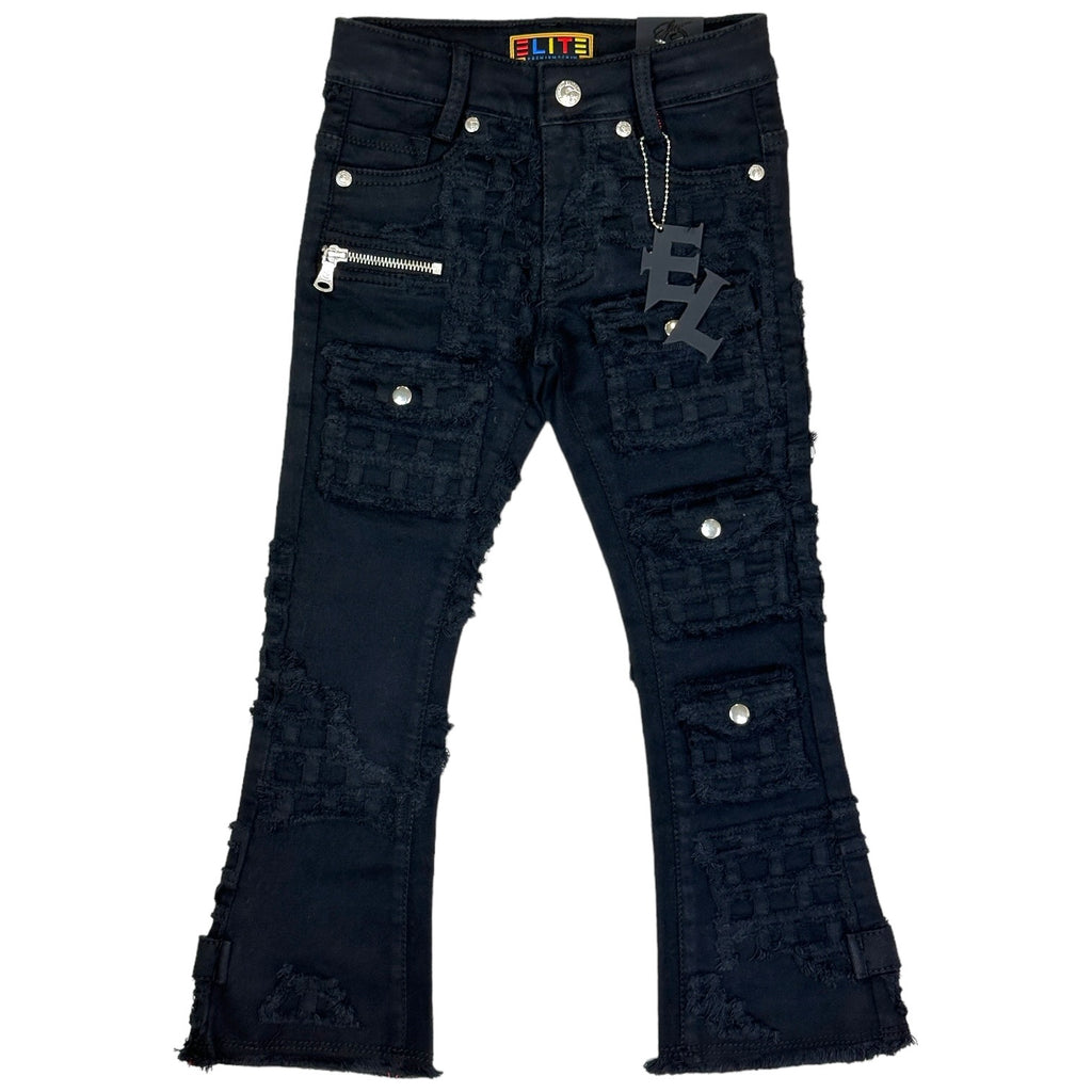 Night Utility Premium Kids Stack Jeans