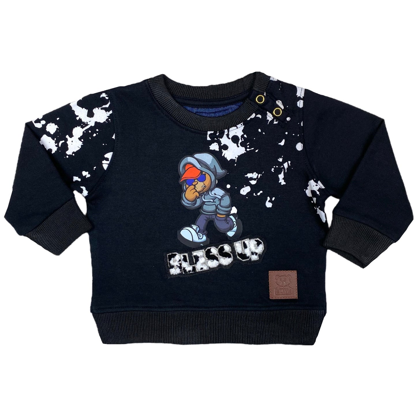 Bless Up Infant Boys Premium Jogger Set Panda