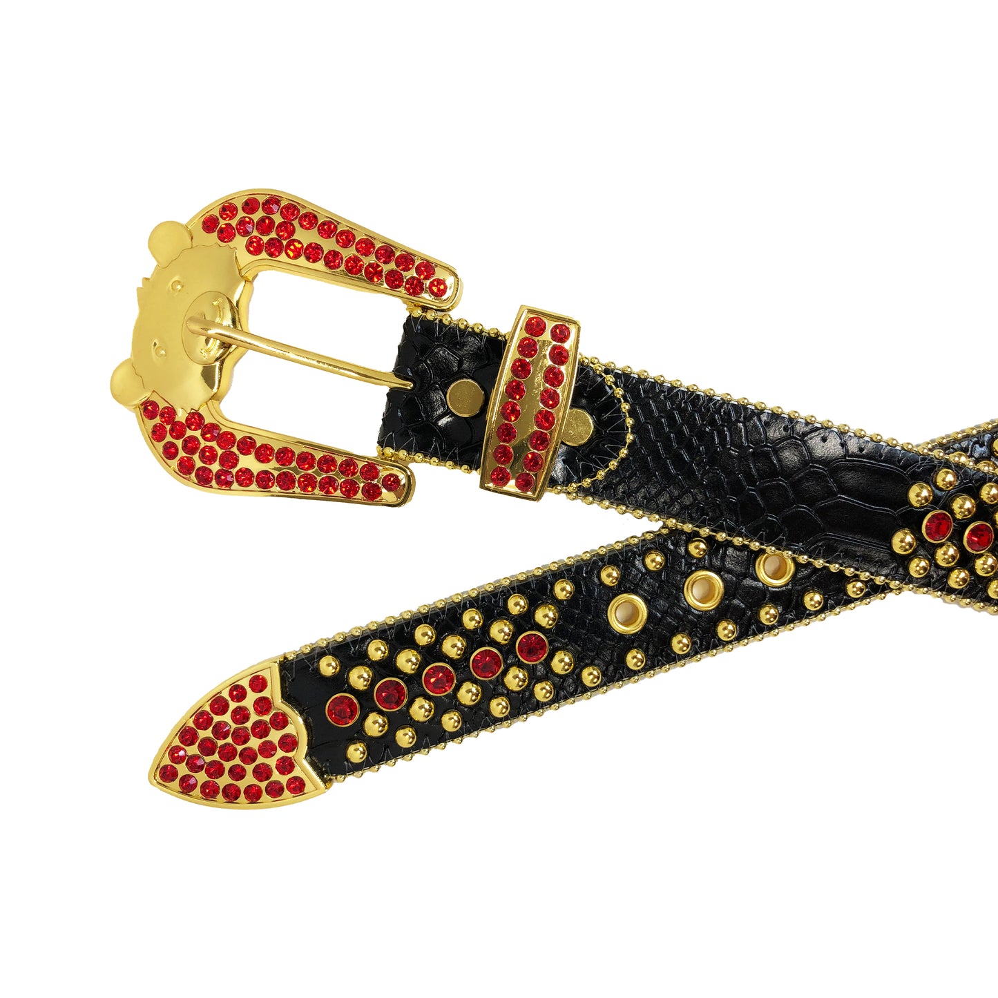 Kid's Designer Bear Buckle Leather Belt 2.0 - Elite Premium Denim