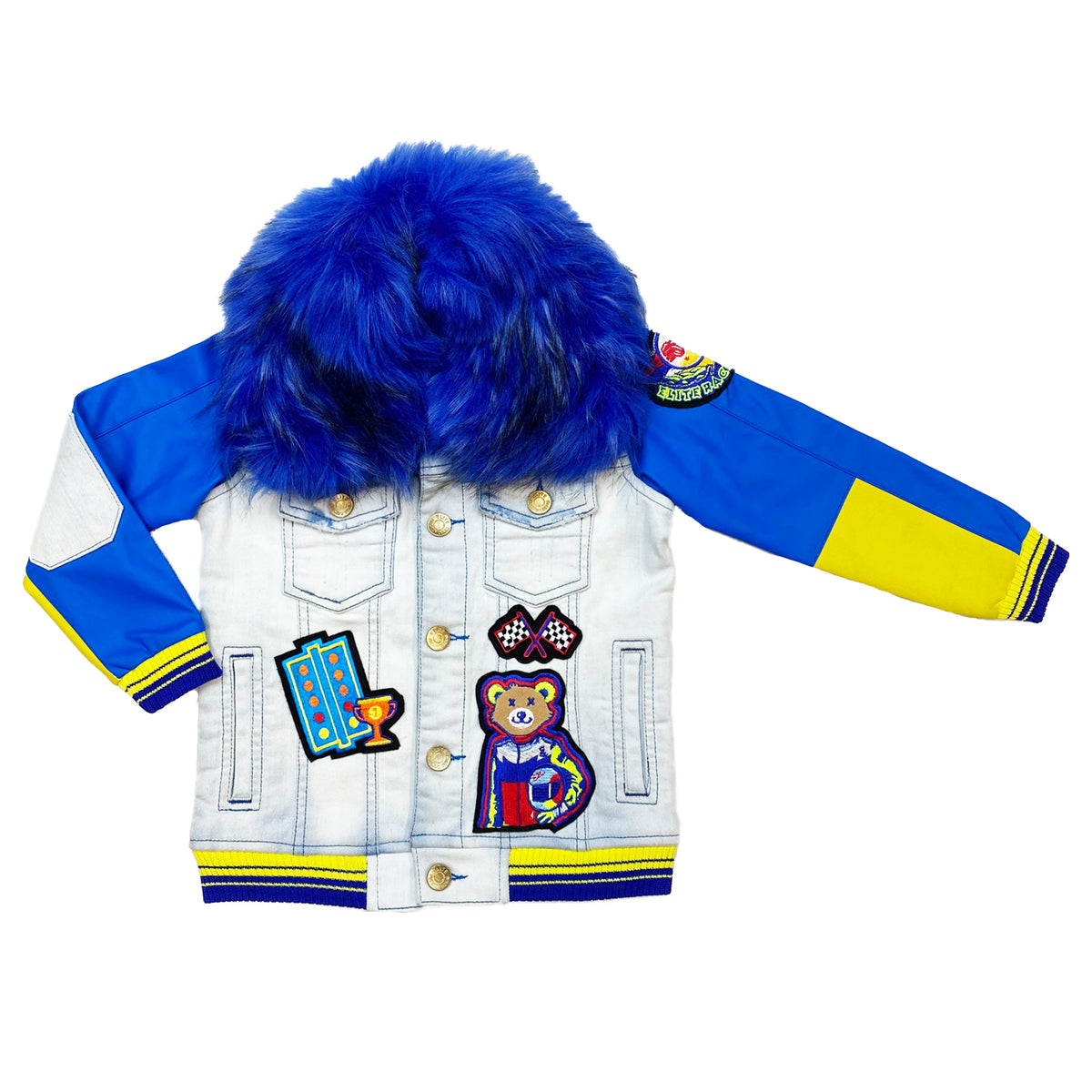 Kids Speedster Premium Denim Jacket Set Premium Designer Clothing