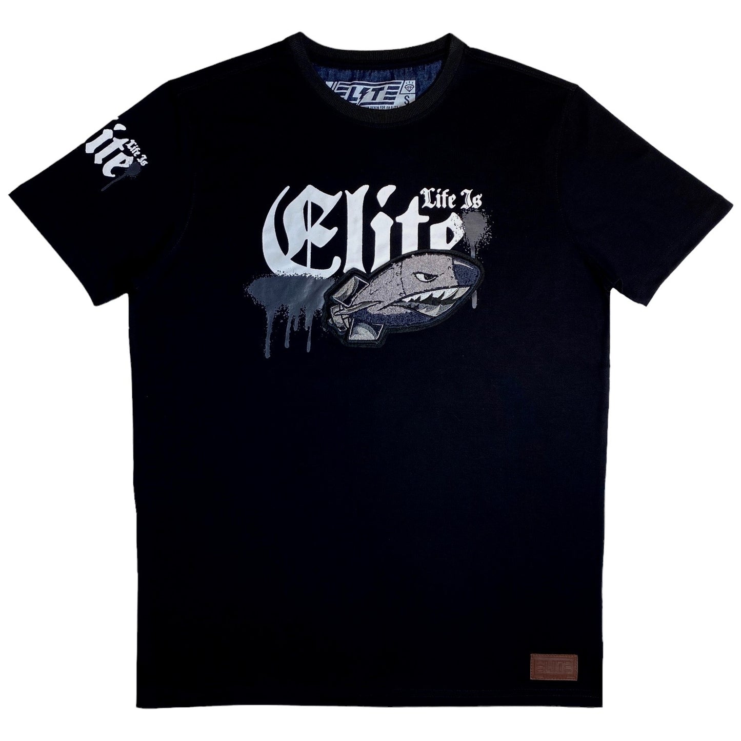 Life is Elite Premium Mens Tee Black