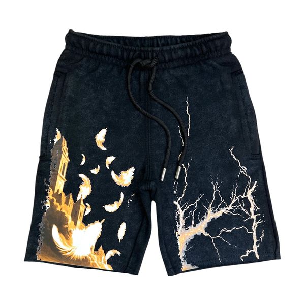 Paradise Washed Kids Cropped Tee and Shorts Set