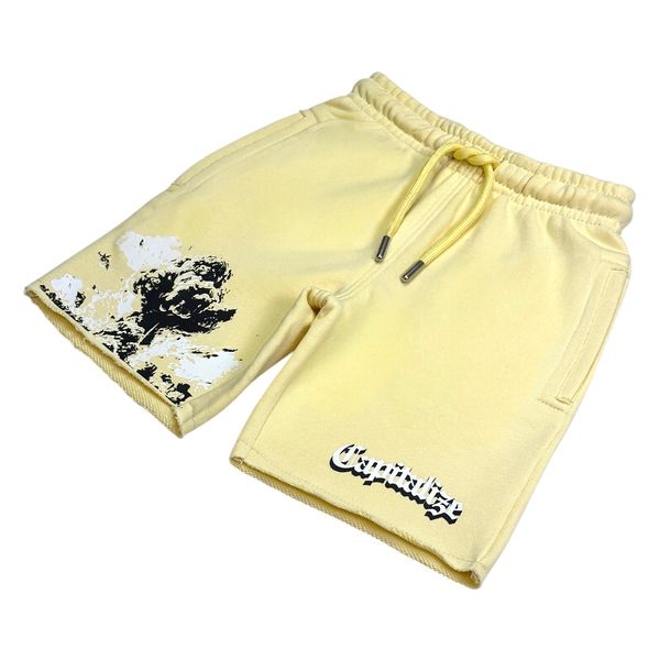 Capitalize Washed Kids Cropped Tee and Shorts Set