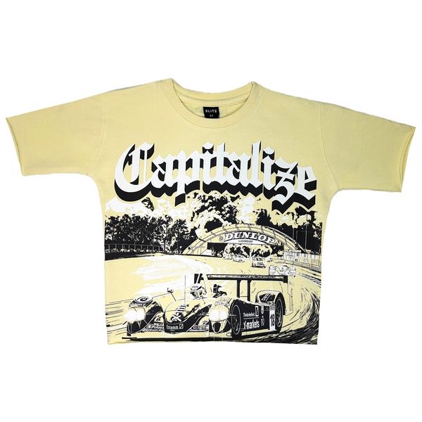 Capitalize Washed Kids Cropped Tee and Shorts Set