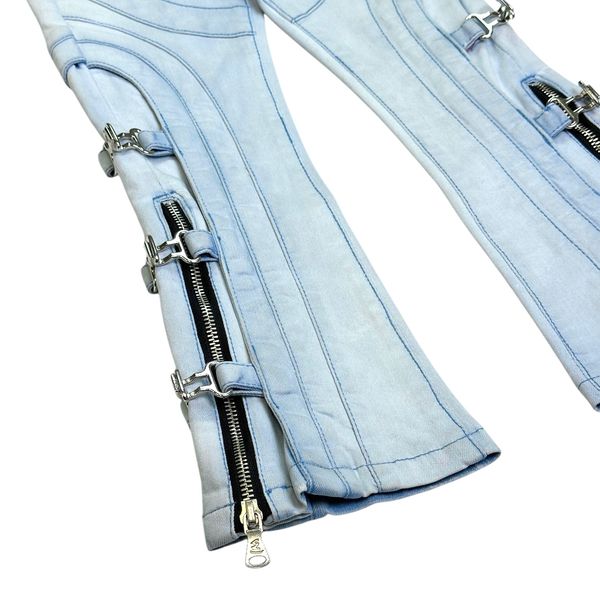 Buckle Premium Kids Stacked Jeans Sky