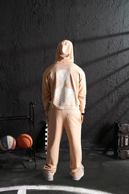 Mercy Sandstorm Skull Rhinestone Premium Mens Fleece Set