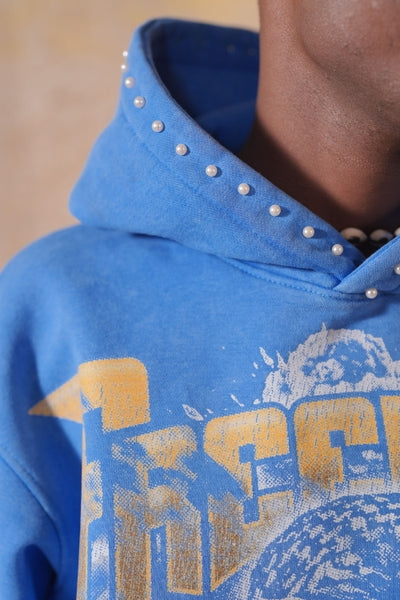 Freedom Fight Premium Fleece Mens Set Blue Keffiyeh