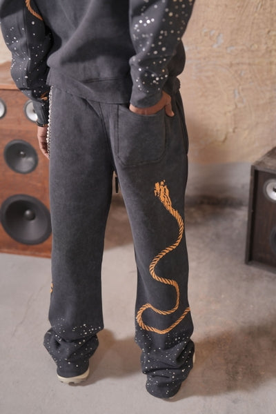 Riches Premium Fleece Mens Set Black