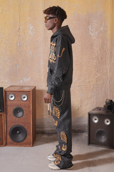 Riches Premium Fleece Mens Set Black