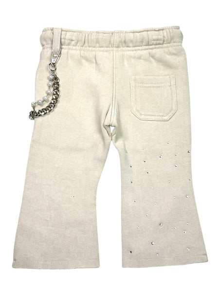 Global Dreams Rhinestones Cream Infant Boys Fleece Set