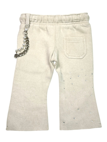 Global Dreams Rhinestones Cream Infant Boys Fleece Set