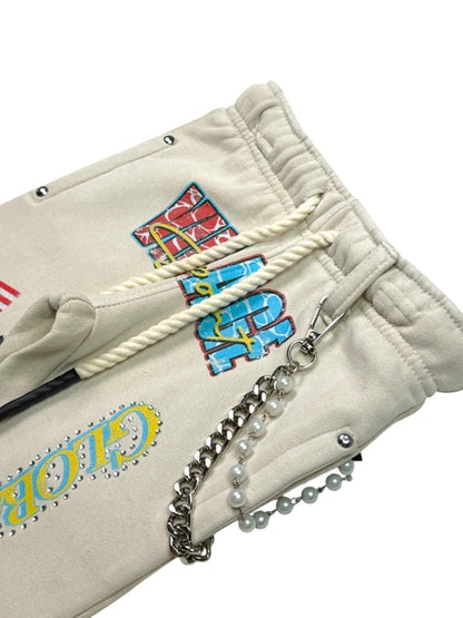 Global Dreams Rhinestones Cream Infant Boys Fleece Set