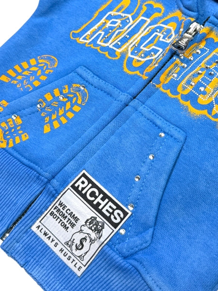 Riches Royal Rhinestones Infant Boys Fleece Set