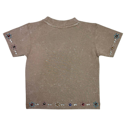Built From Nothing Infants Tee Brown