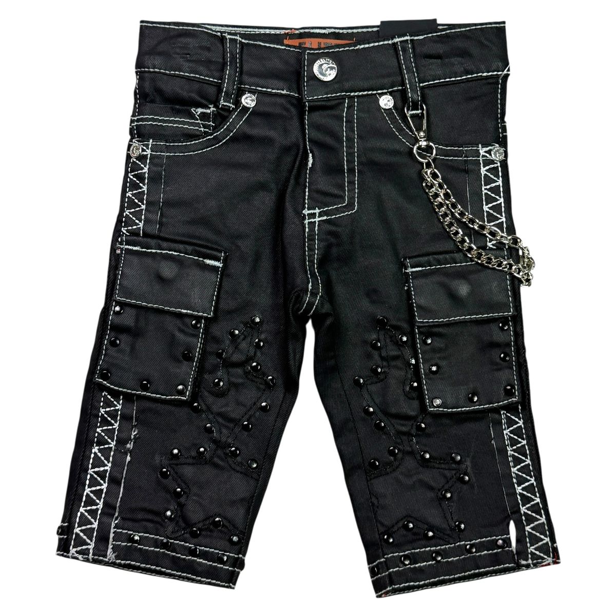 Black Wax Stars Infant Boys Jeans