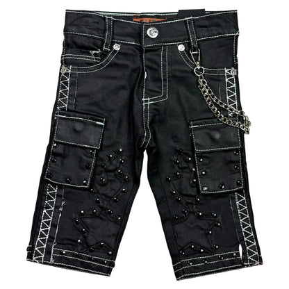 Black Wax Stars Infant Boys Jeans