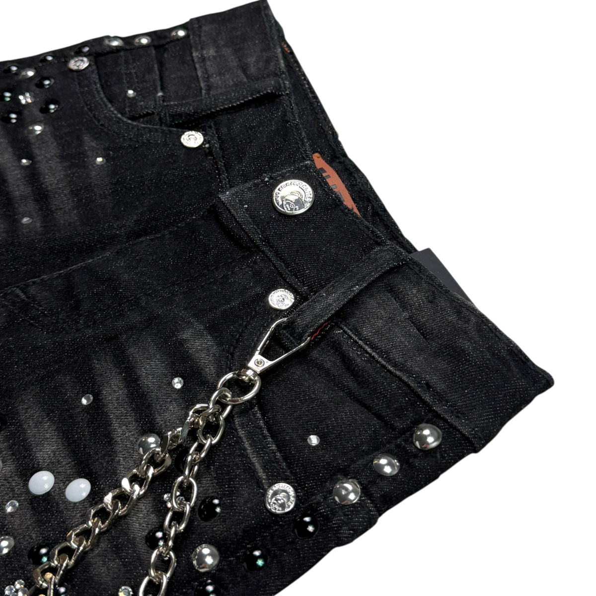 Movie Star Infant Black Boys Jorts